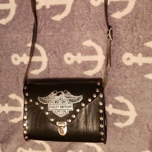 Harley Davidson Hard shell cross body purse